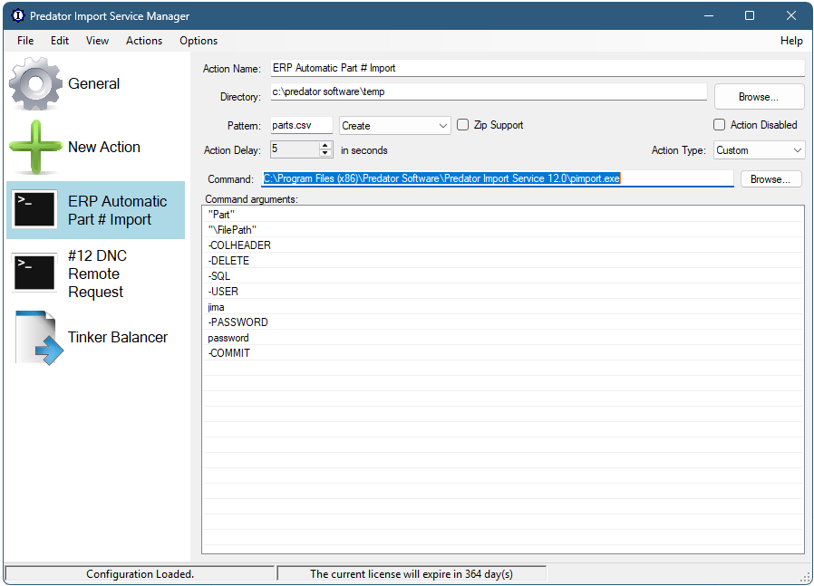 Predator Import Service v12 Release History